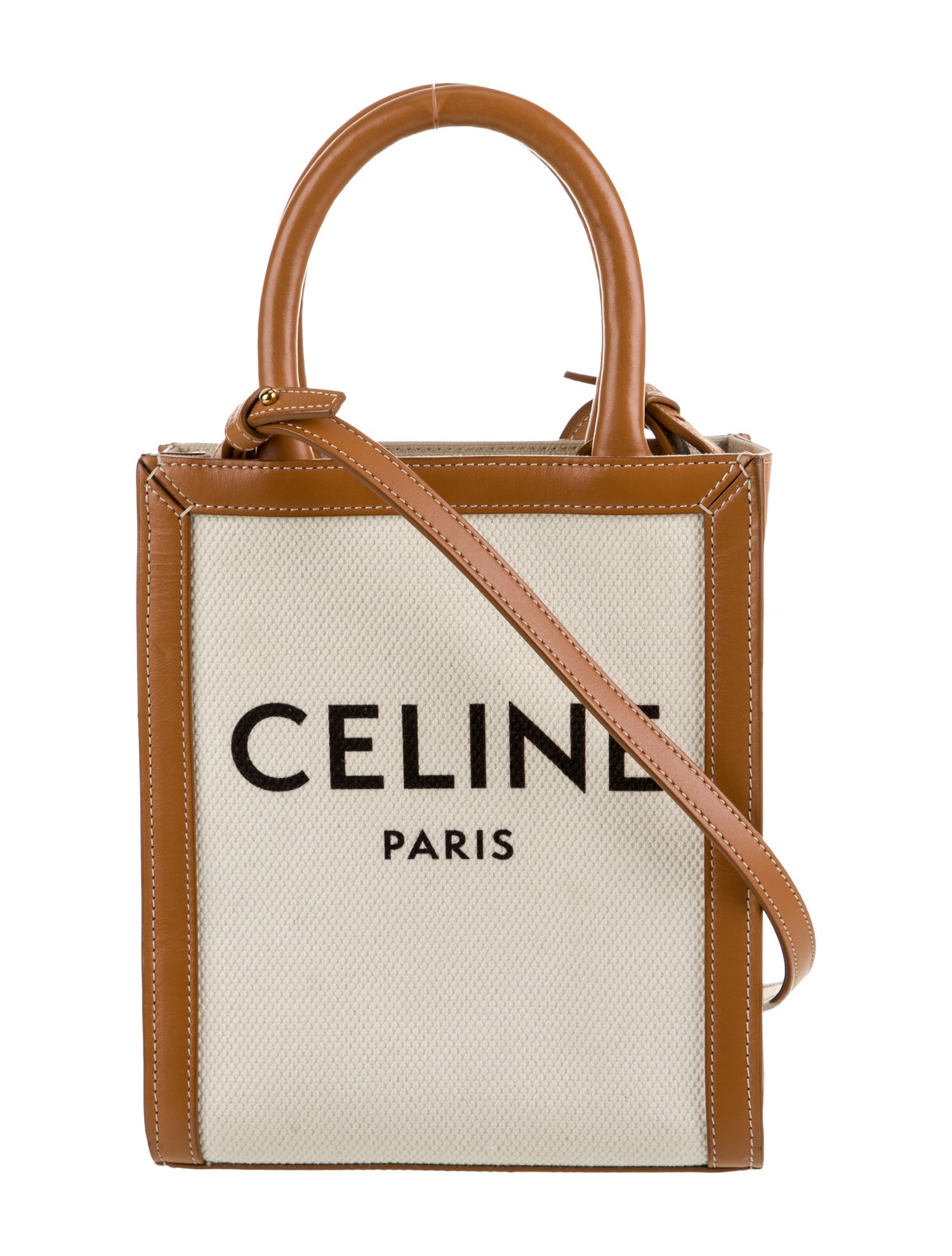 Celine Canvas Vertical Cabas Mini