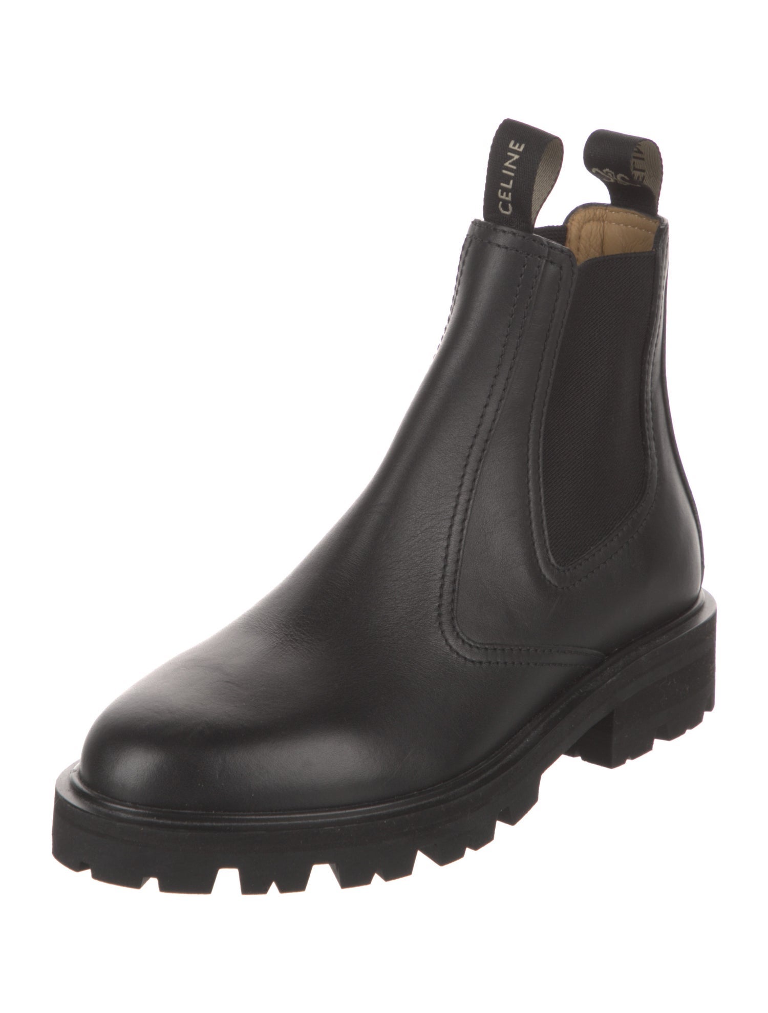 Celine Leather Chelsea Boots