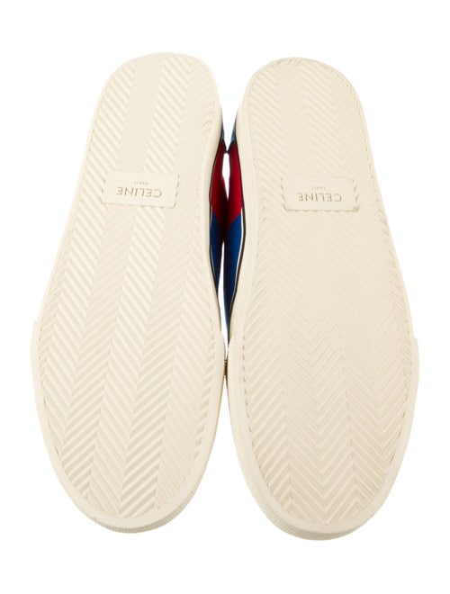 Celine Canvas Colorblock Pattern Sneakers