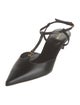 Celine Leather T-Strap Pumps