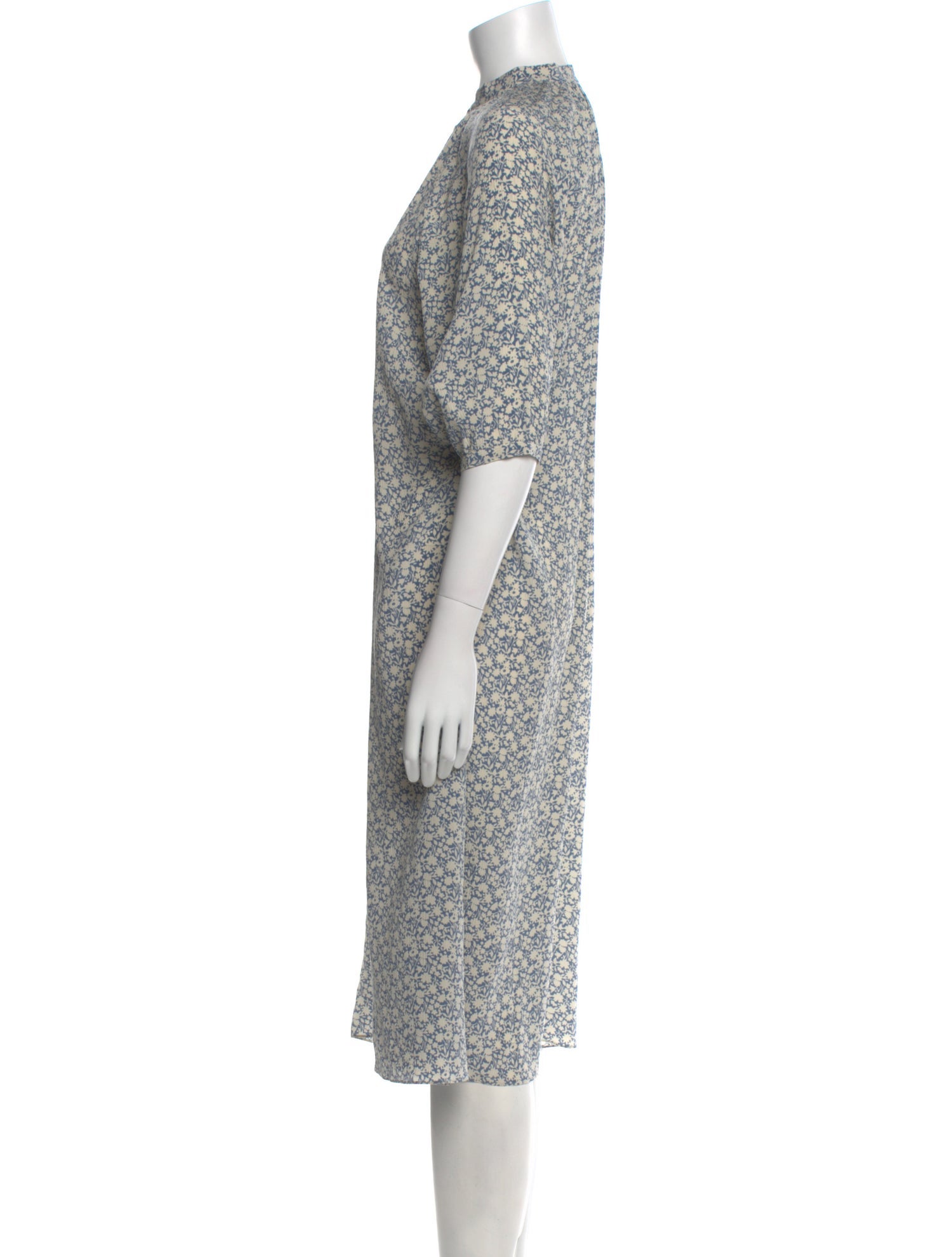 Celine Floral Print Midi Length Dress
