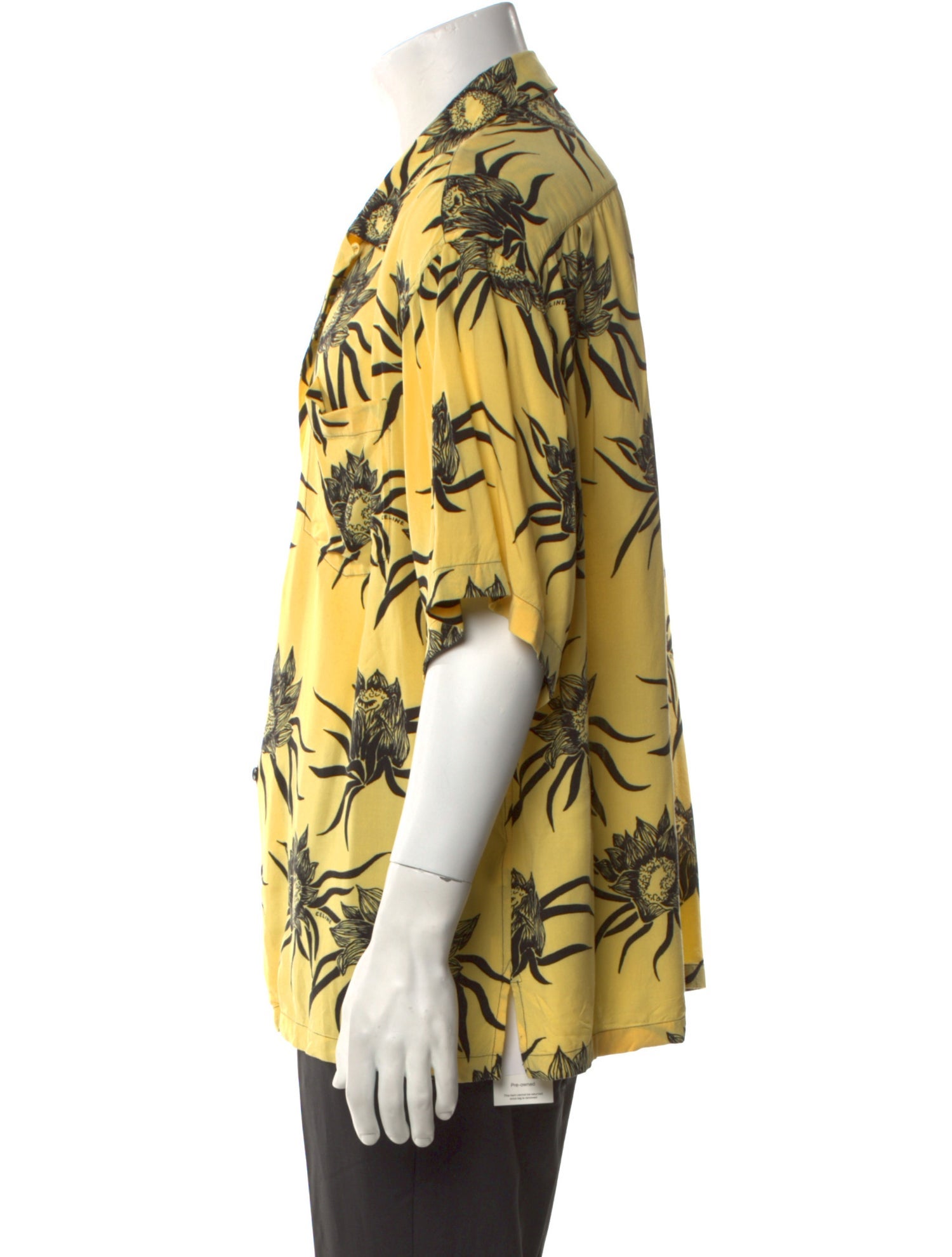 Celine Floral Print Three-Quarter Sleeve Shirt