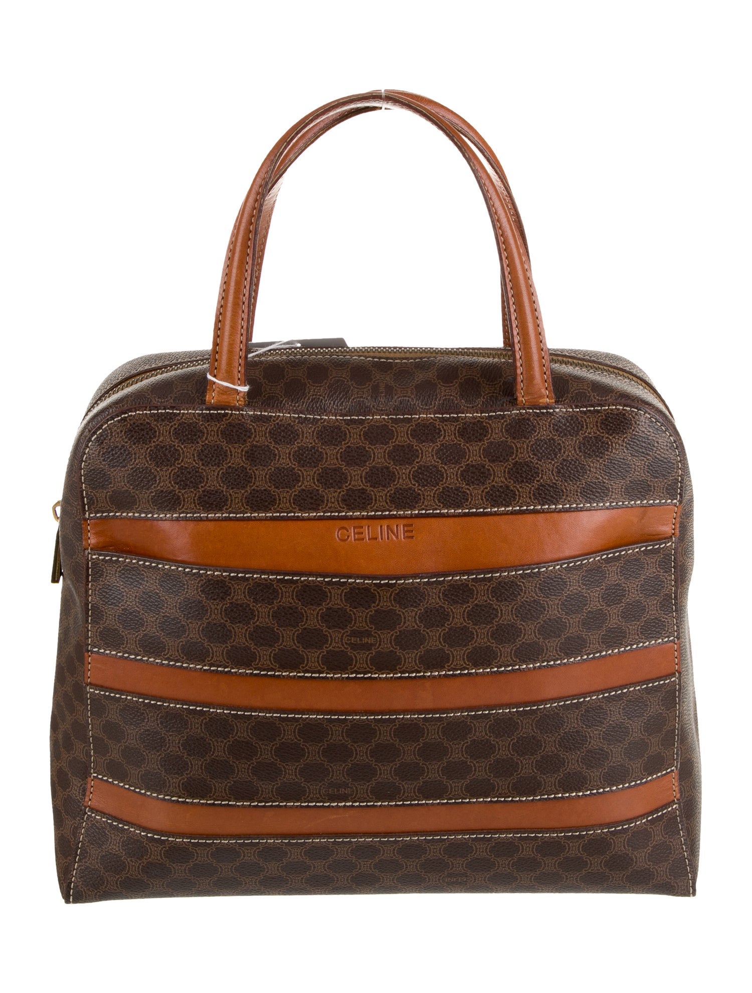 Celine Macadam Top Handle Bag Vintage