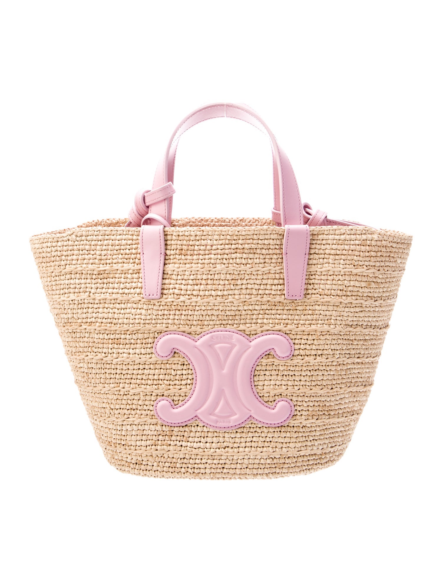 Celine Raffia Classic Panier Teen