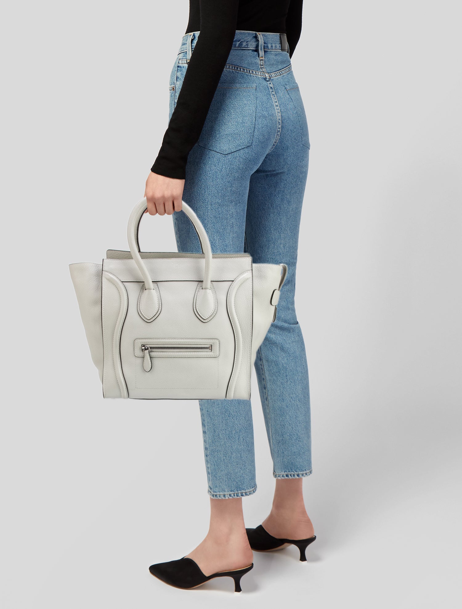 Celine Leather Luggage Mini