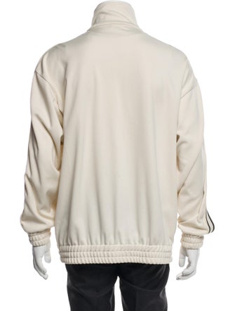 Celine Graphic Print Turtleneck Cardigan