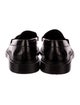 Celine Leather Chain-Link Accents Loafers