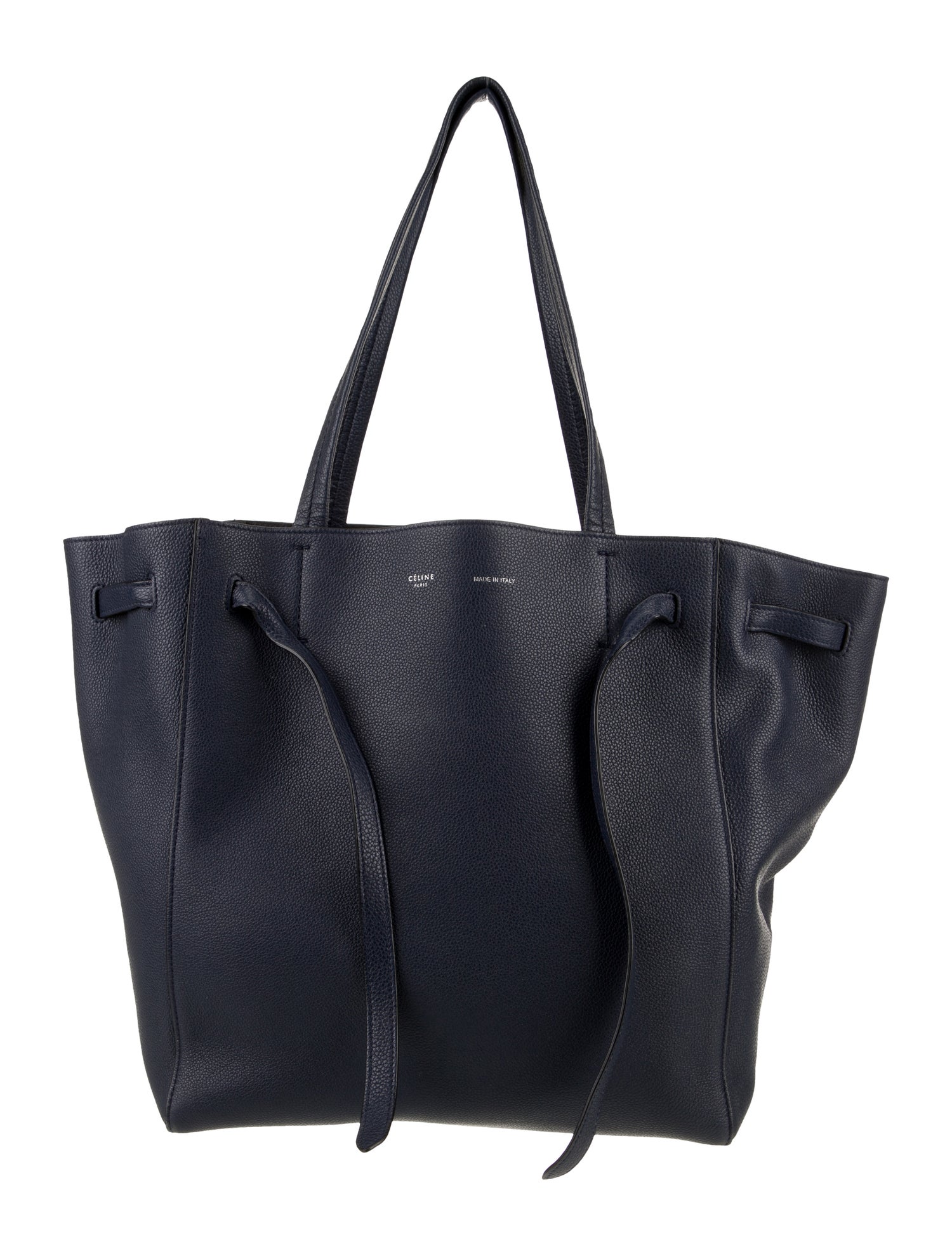 Celine Leather Cabas Phantom w/Belt Small