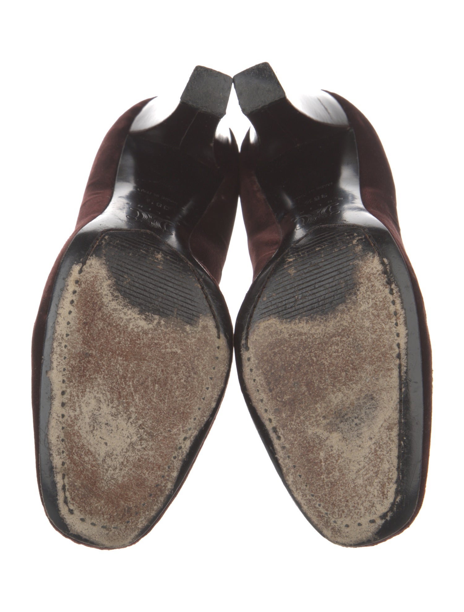 Celine Velvet Grosgrain Trim Pumps