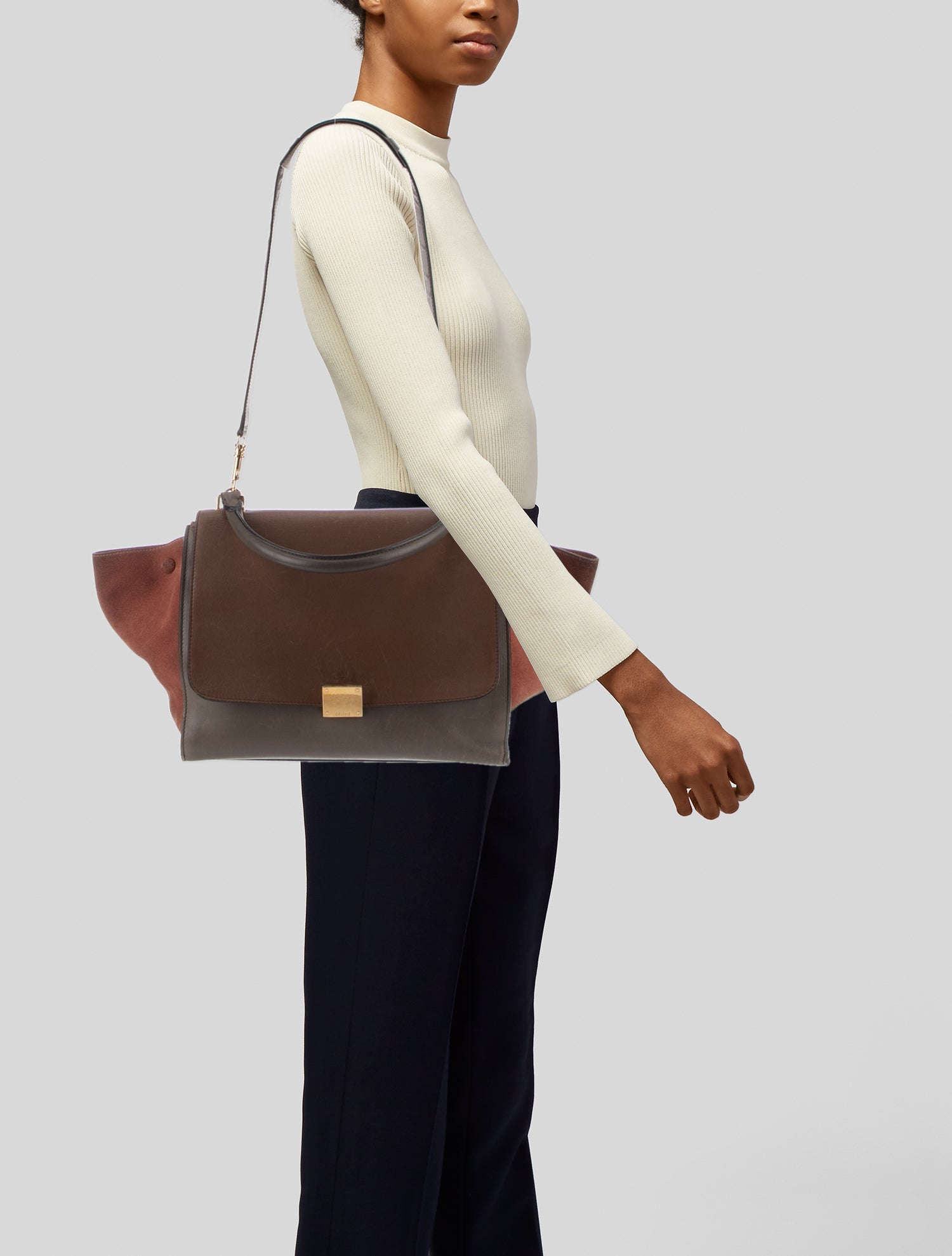 Celine Leather Trapeze Medium