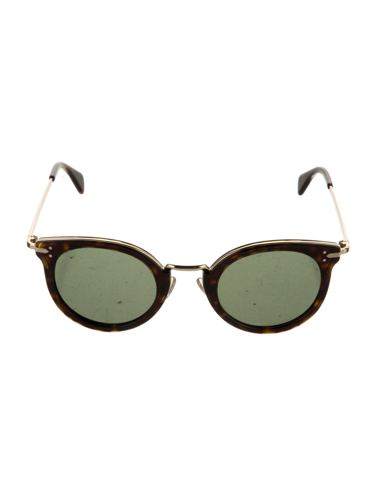 Celine Round Tinted Sunglasses
