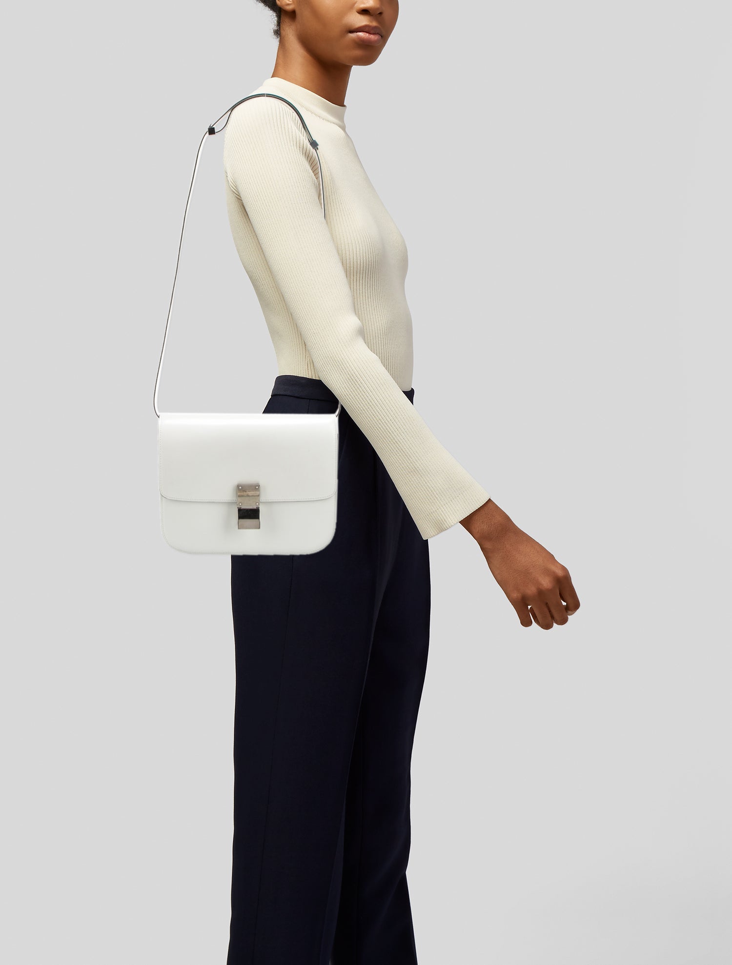 Celine Patent Leather Classic Box Medium