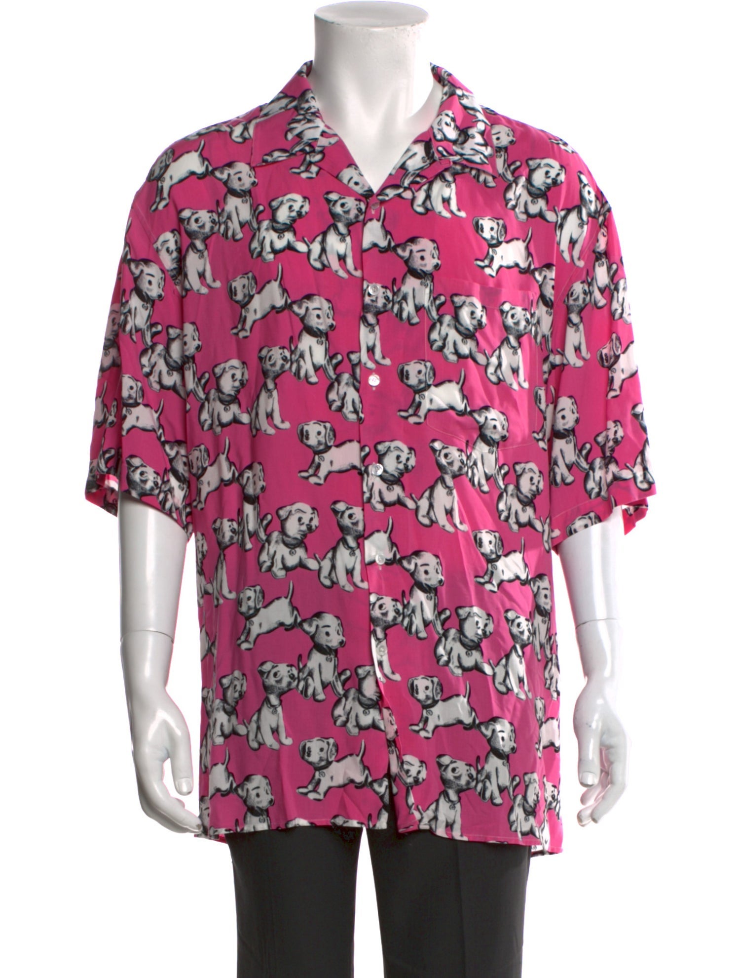 Celine Printed Three-Quarter Sleeve Shirt
