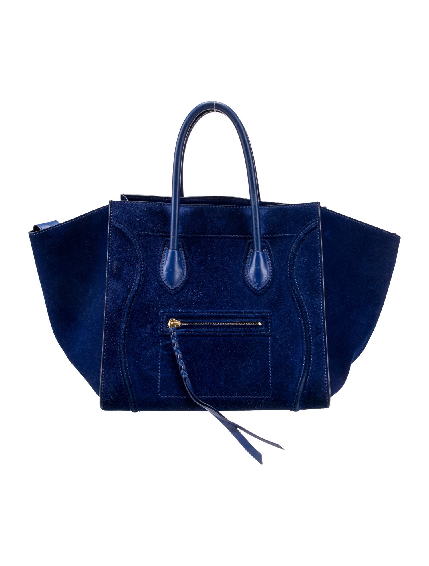 Celine Suede Luggage Phantom Medium