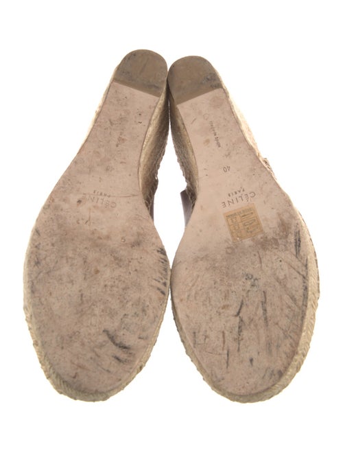 Celine Leather Espadrilles