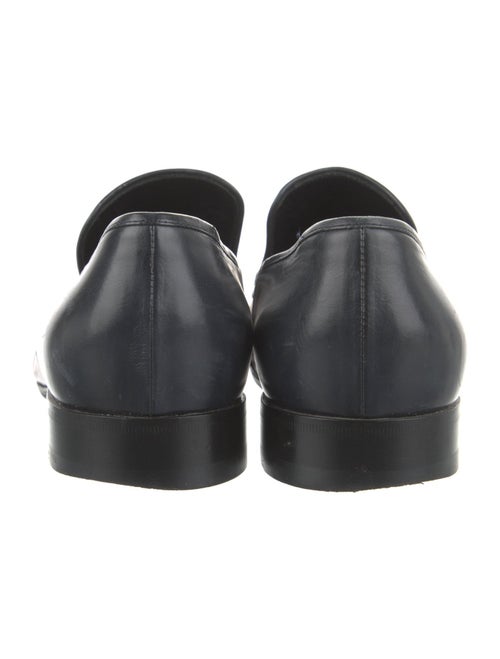 Celine Leather Colorblock Pattern Loafers