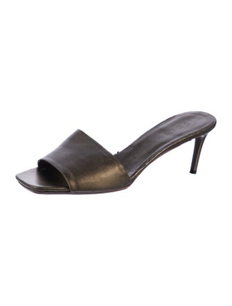 Celine Leather Slides