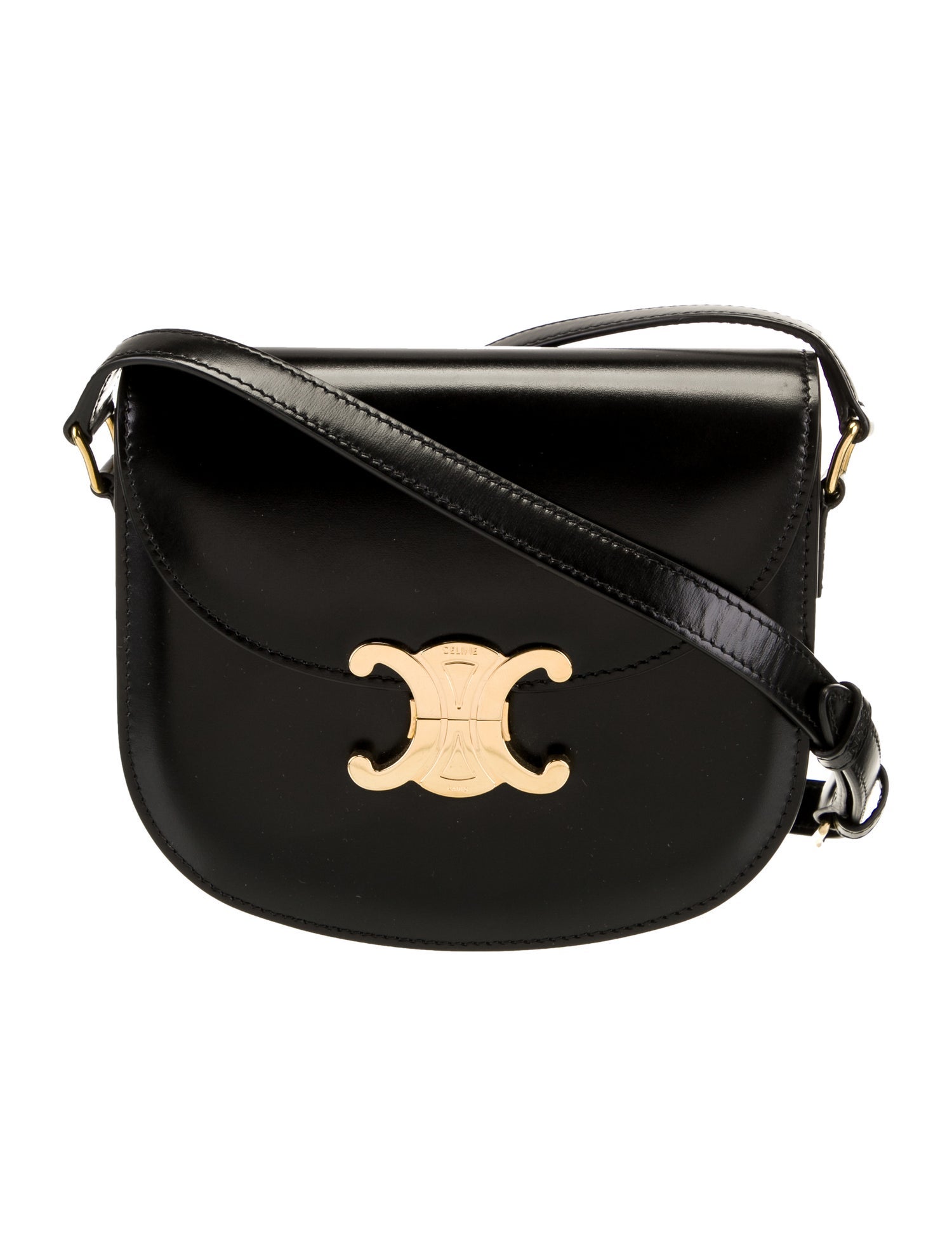 Celine Leather Besace Triomphe Teen 2022