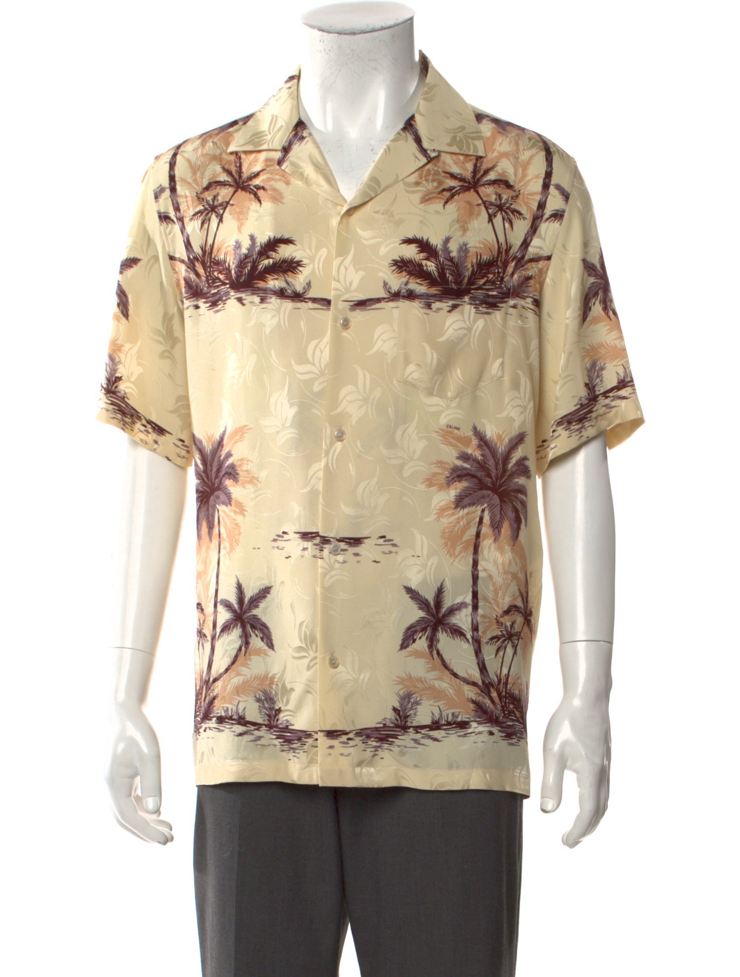 Celine Silk Printed Shirt w/ Tags