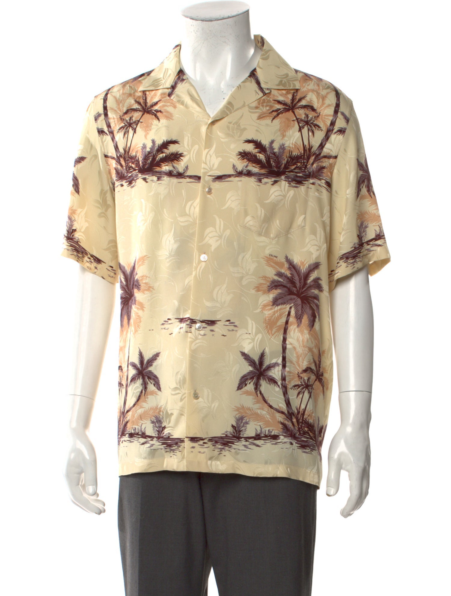 Celine Silk Printed Shirt w/ Tags