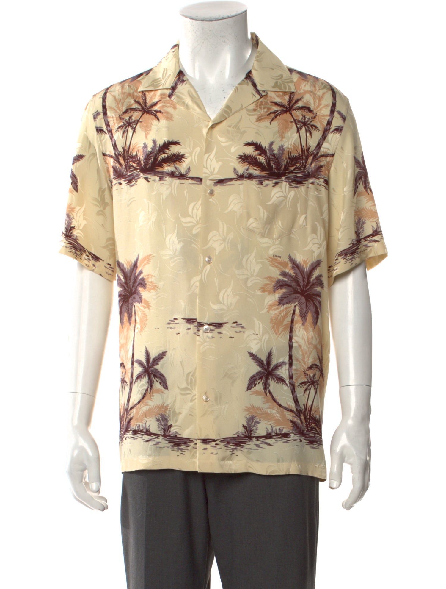 Celine Silk Printed Shirt w/ Tags