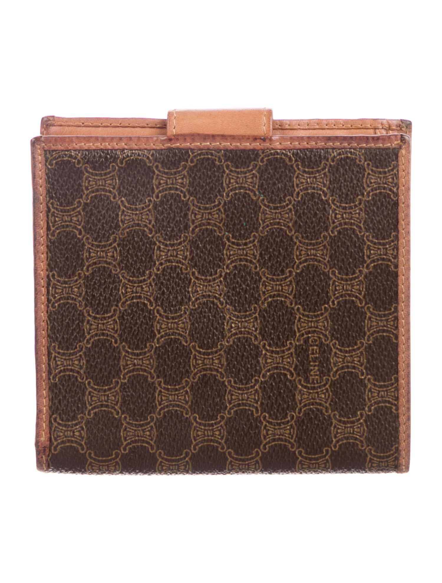 Celine Vintage Late 1990's - Early 2000's Compact Wallet