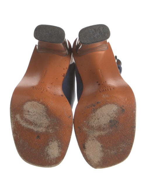 Celine Suede Slingback Sandals