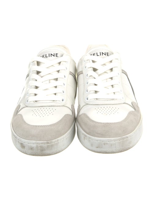 Celine Leather Lasercut Accents Sneakers