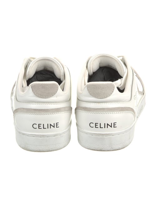 Celine Leather Lasercut Accents Sneakers