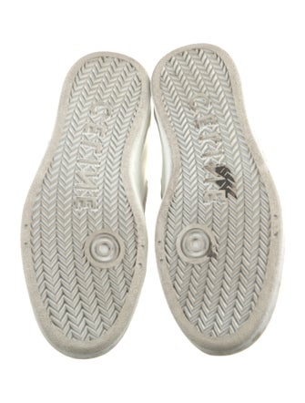 Celine Leather Lasercut Accents Sneakers