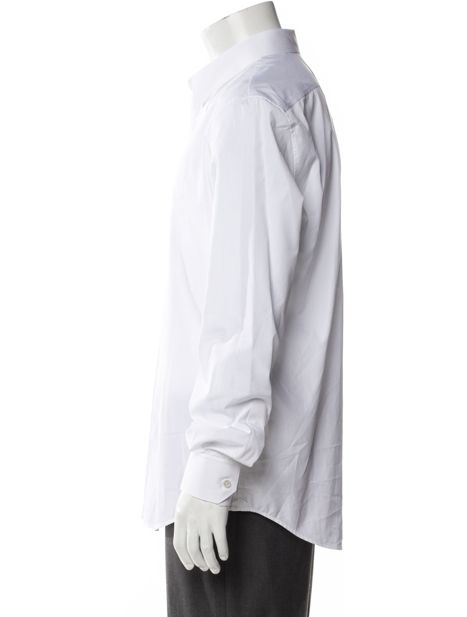Celine Triomphe Long Sleeve Dress Shirt