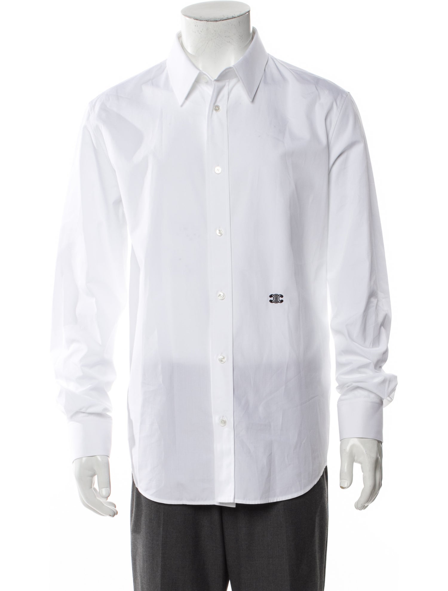 Celine Triomphe Long Sleeve Dress Shirt w/ Tags