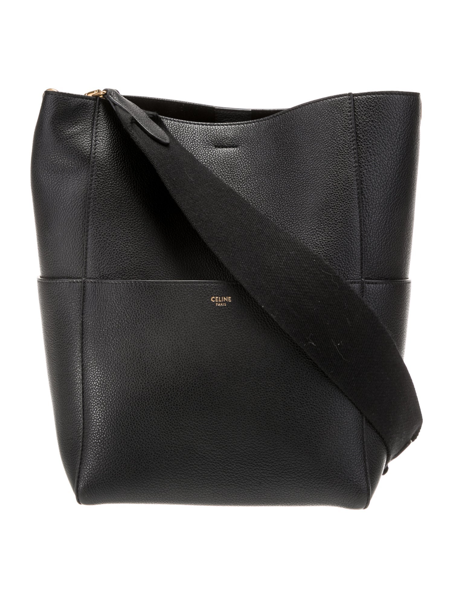 Celine Calfskin Seau Sangle Medium