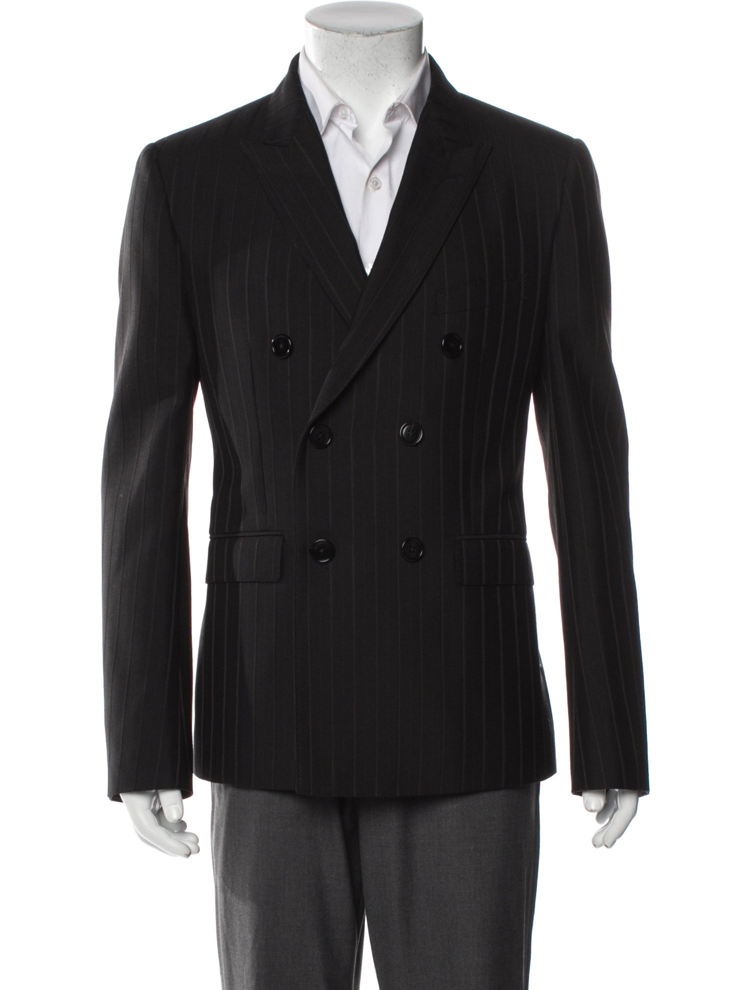 Celine Wool Striped Blazer