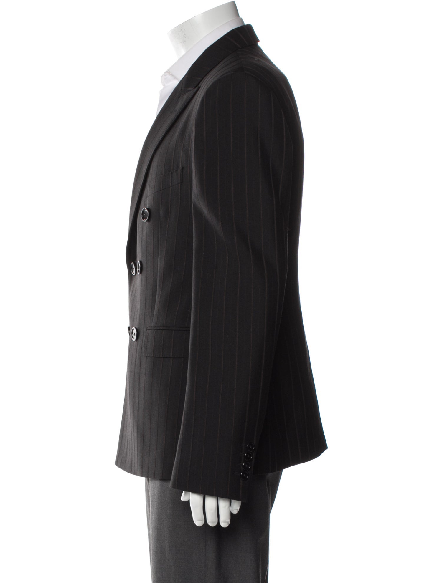 Celine Wool Striped Blazer