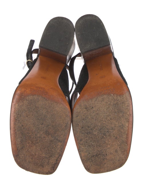 Celine Suede T-Strap Sandals