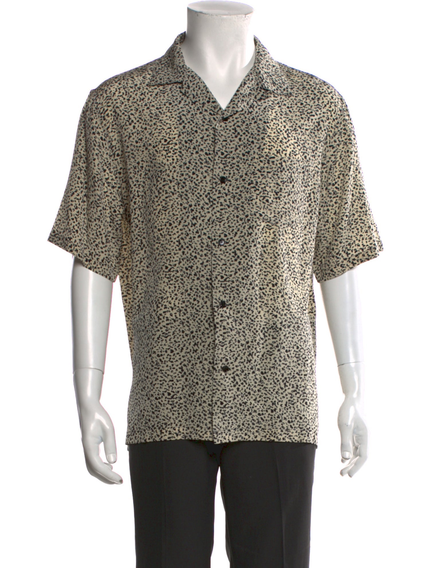 Celine Silk Animal Print Shirt