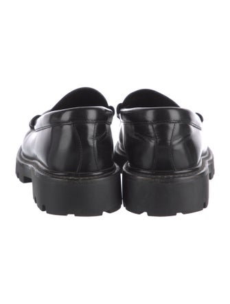 Celine Signature Logo Leather Loafers