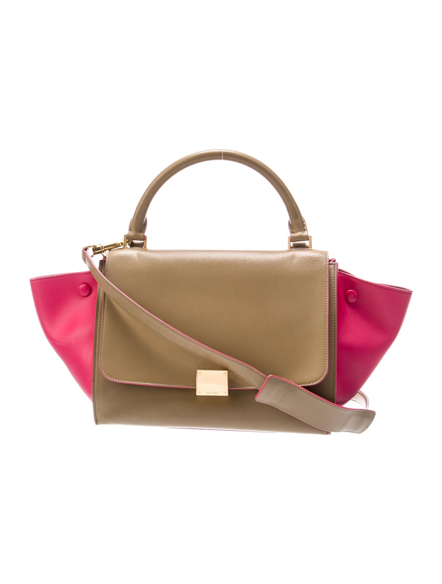 Celine Leather Trapeze Small