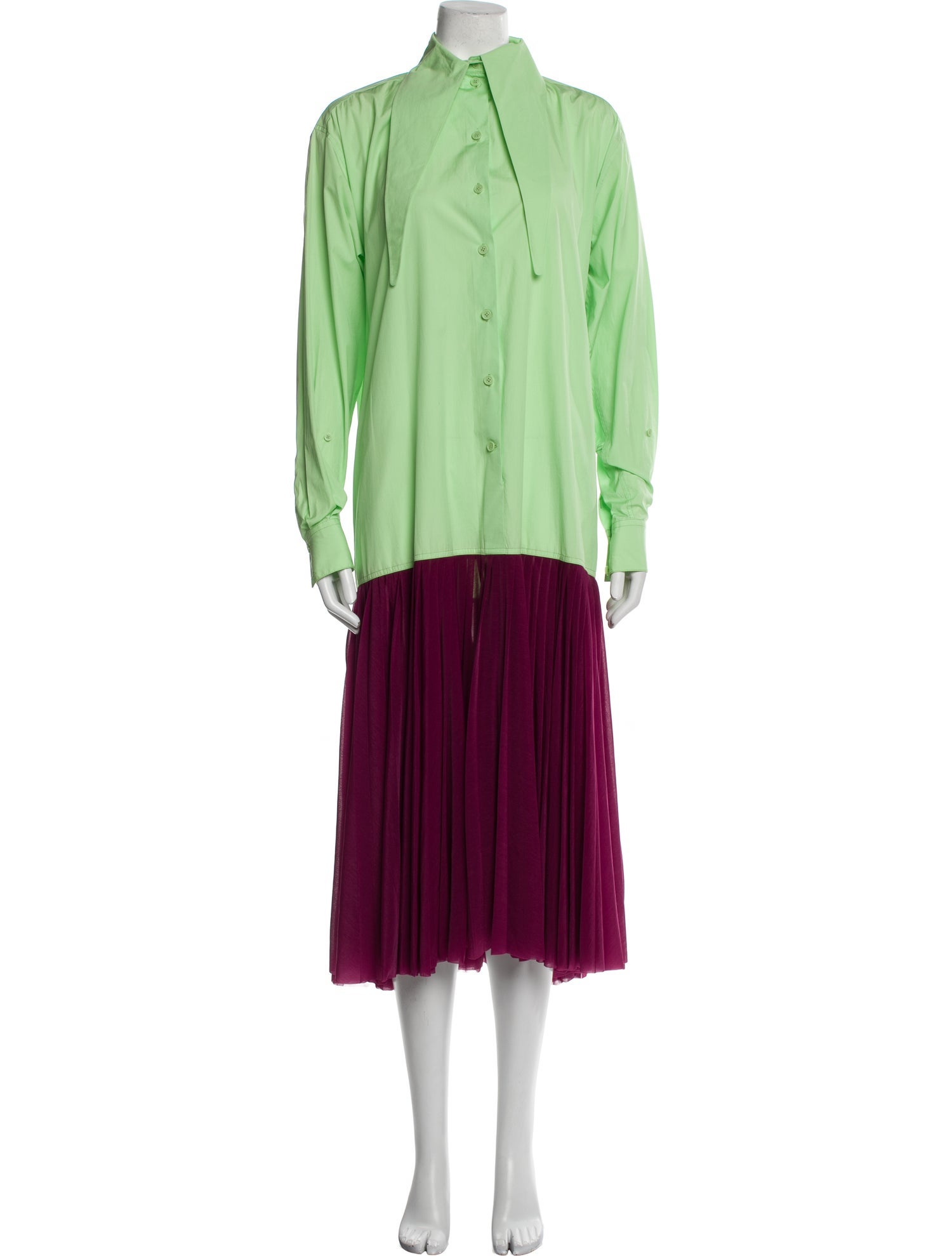 Celine Mock Neck Long Dress