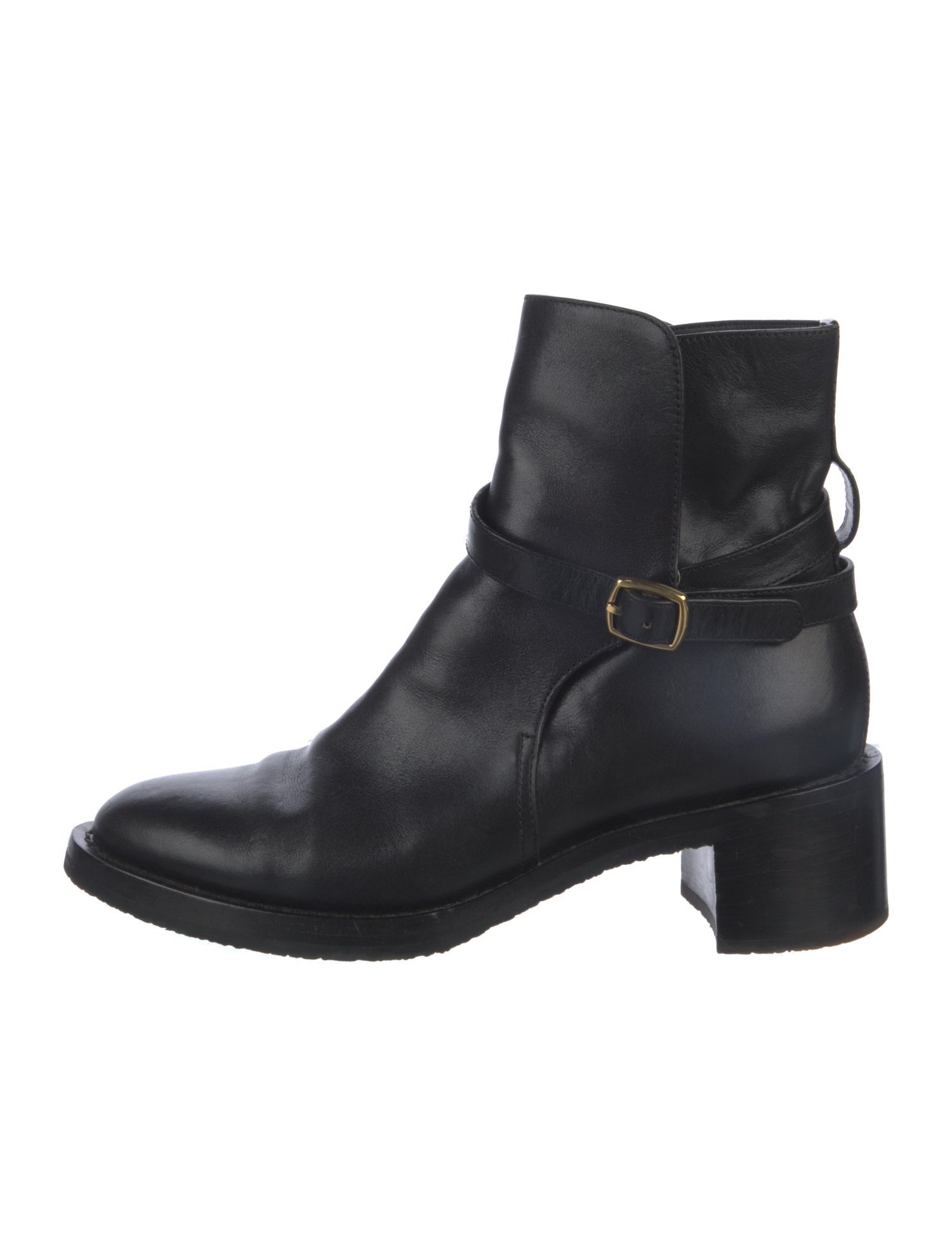 Celine Leather Moto Boots