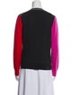 Celine Wool Colorblock Pattern Sweater