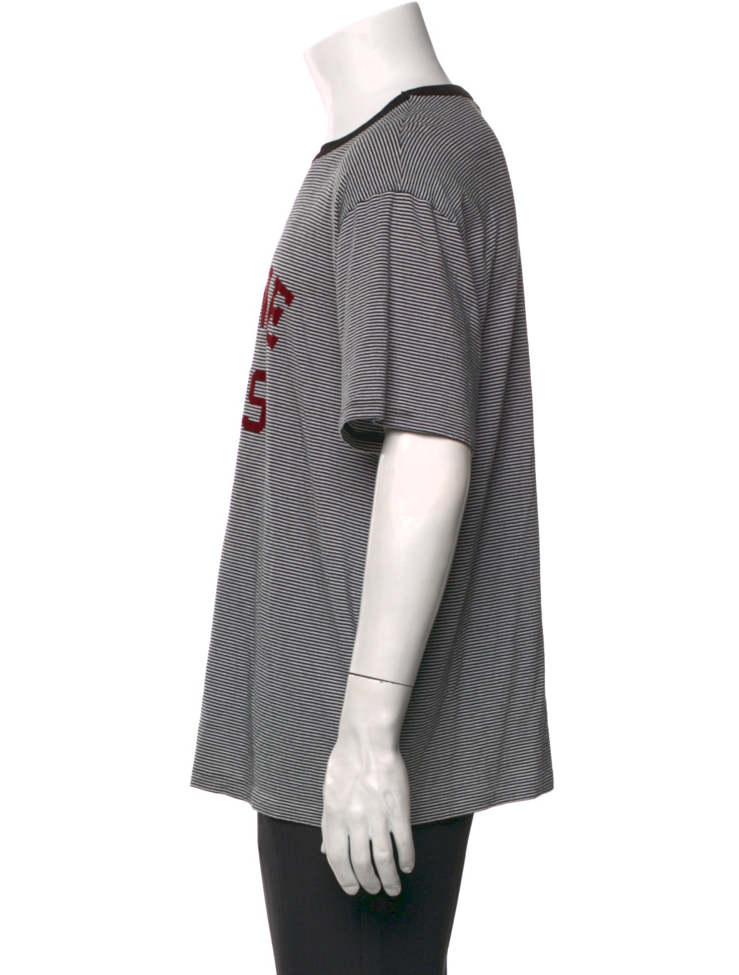 Celine Striped Crew Neck T-Shirt