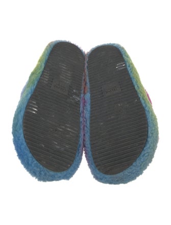 Celine Shearling Slides