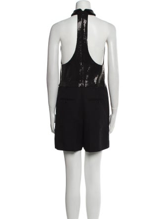 Celine Wool Mock Neck Romper