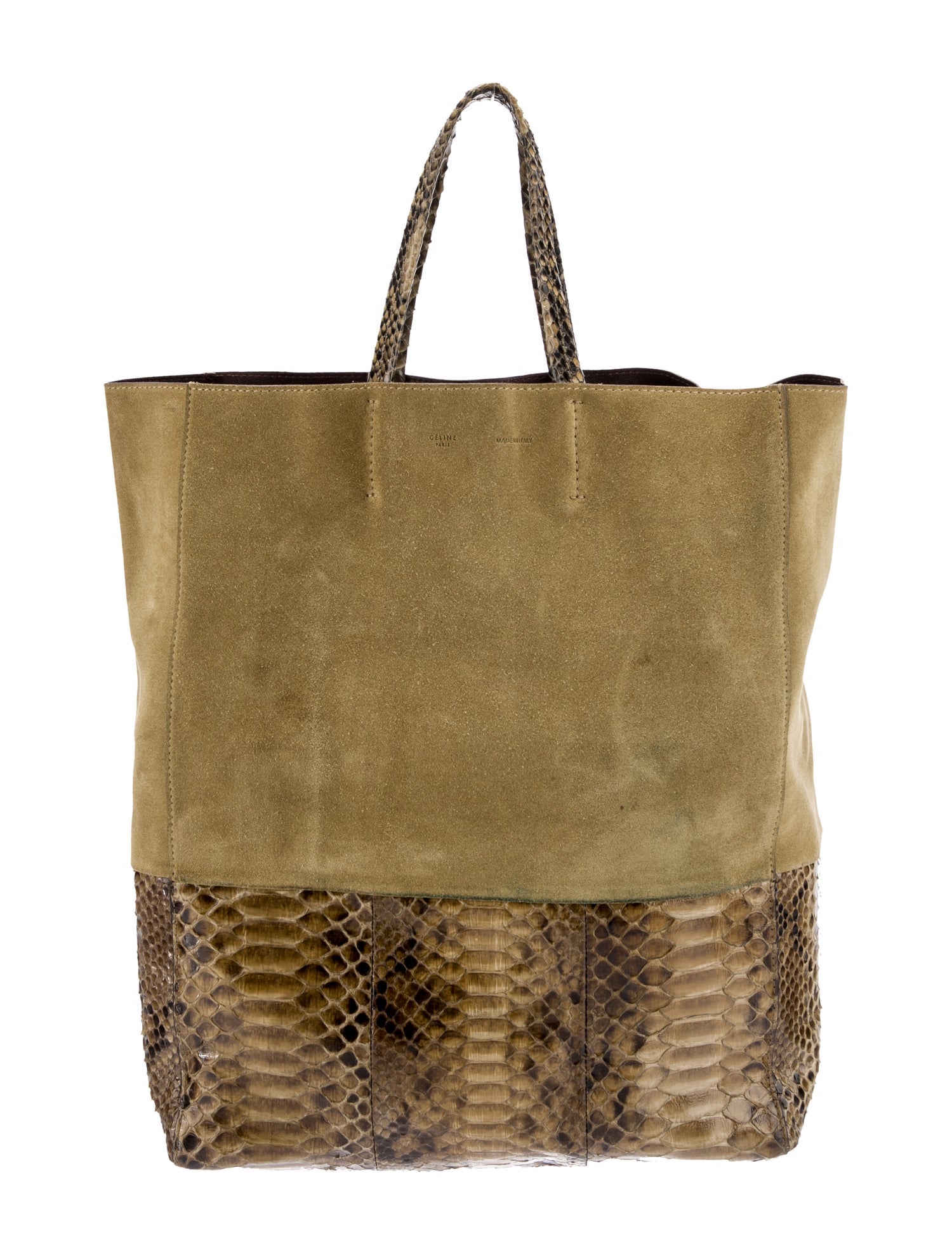 Celine Suede Vertical Cabas
