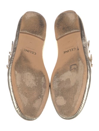 Celine Leather Mary Jane Flats