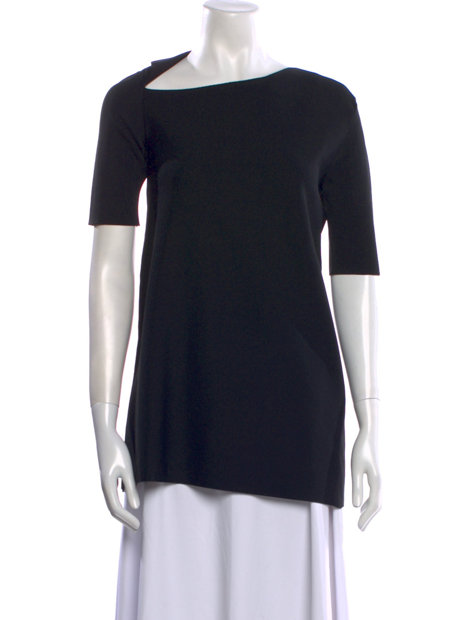 Celine Wool Bateau Neckline T-Shirt