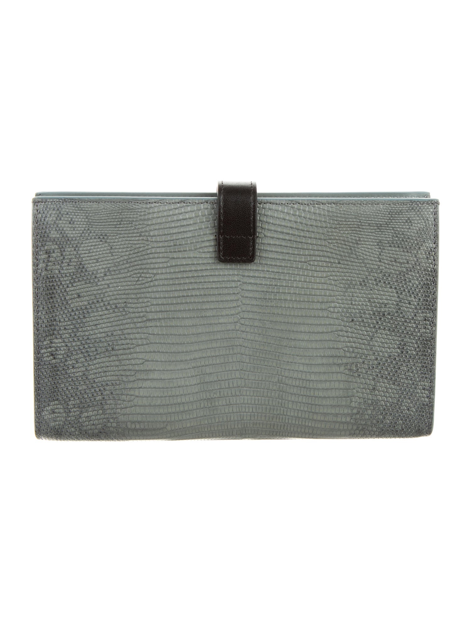 Celine Lizard Animal Print French Purse