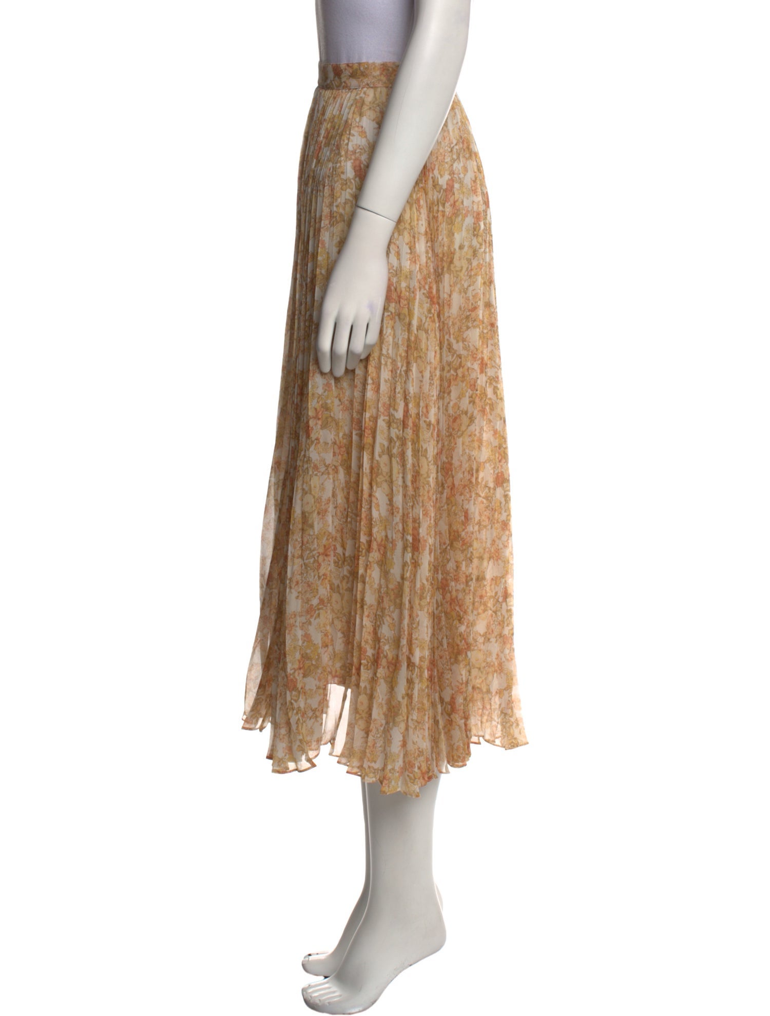 Celine Silk Midi Length Skirt w/ Tags